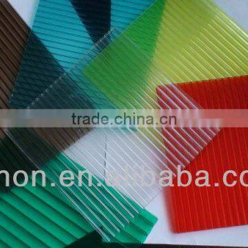 4mm clear polycarbonate sheet polycarbonate hollow sheet/thickness of wall for alternative construction materials