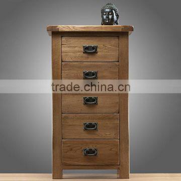 Wooden 5 Chest of Drawer Bedside Table photo-2