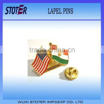 Crossed Flag Pins Flag Lapel Pins