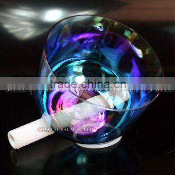 99.99% pure clear quartz crystal singing bowls with perfect musical note