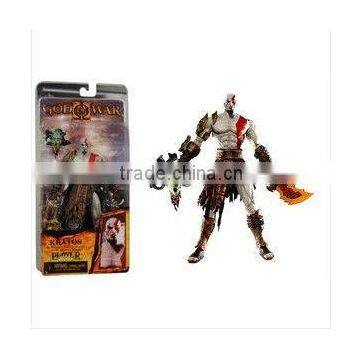 NEW NECA OFFICIAL GOD OF WAR II KRATOS GOLDEN FLEECE ARMOR MEDUSA 7" FIGURE