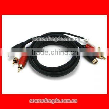 Hot Sale S-Video Cable Min 4pin to RCA Male photo-3
