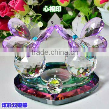 wedding favor crystal butterfly perfume cosmetics jar (R-2297