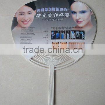 Custom printed Plastic PP Hand Fan for Summer Use Wholesale promotional