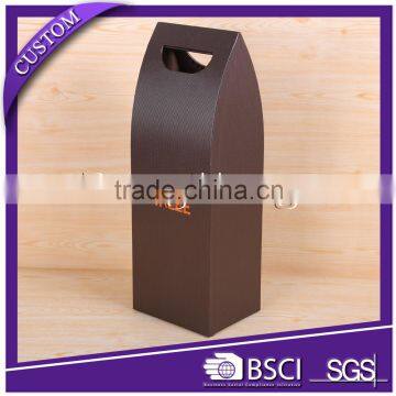 Luxury Cardboard Paper Wine Box,elegant Gift Packaging Box for Wine photo-3