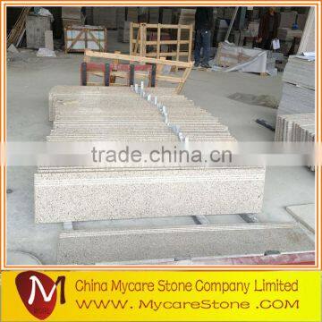 Flamed g682 red rust stone stairs