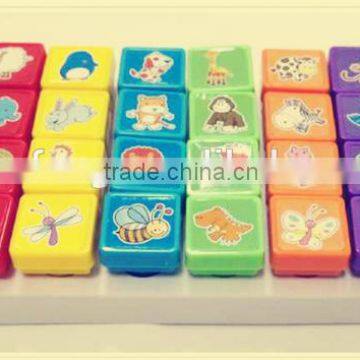 animal self inking stamps set for kids