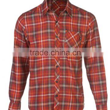 Mens Casual Plaid Flannel Shirts With Snaps OEM Service China Manufacturer