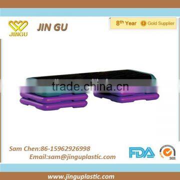 Aerobic Step Bench with Non-slip Leather Surface
