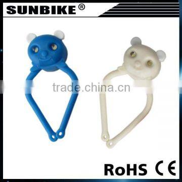 super bright silicone led light mount to bike