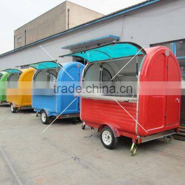 Multi-function Electric Street Food Vending Cart for Sale Specialized Design Mobile Hamburger Vending Trailer photo-6