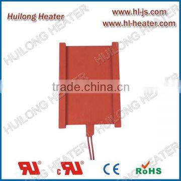 Silicone rubber electric plate heater