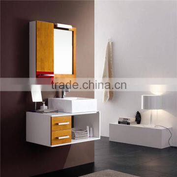 Hotel bathroom vanity cabinet with sink vanity base