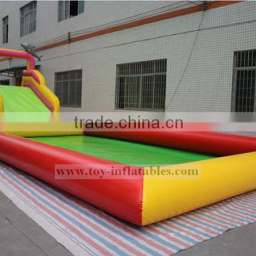 Classic design commercial inflatable pool with cover