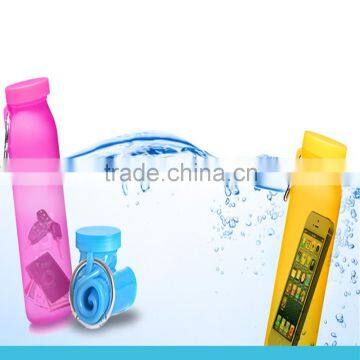 Light Portable Outdoor Silicone Foldable Water Bottle photo-3