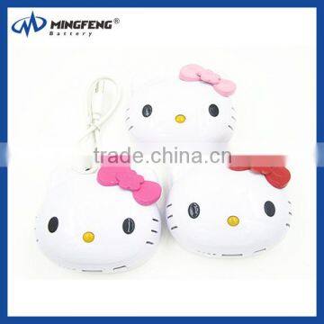 New design beautiful appearance hello kitty power bank 8000mah