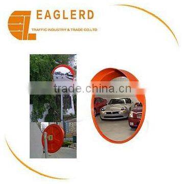 Acrylic material orange outdoor convex mirrors