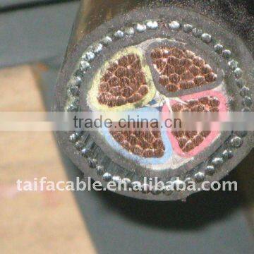 4 cores XLPE insulated steel wire armoured power cable