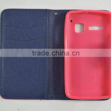 2016 Hot Sales Flip Cover PU Leather Cases for Iphone6 With TPU Holder, Two Card Slots and Stand Funtion photo-2