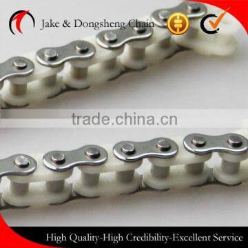 high quality ss304 outer plate plastic inner link conveyor chains