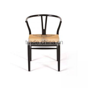 New Design French Style Bar Stool Wooden Fabric Chair