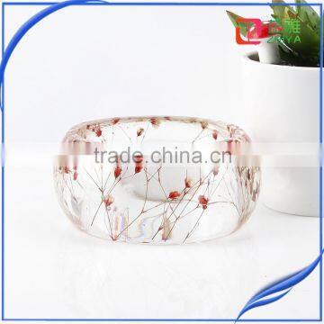 Fashion Wholesale Factory Price Real Dried Flower Resin Bracelet photo-4