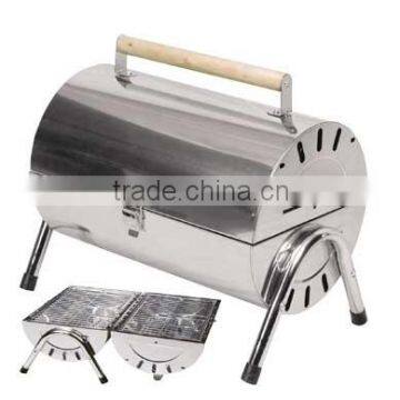 Stainless steel park charcoal BBQ grills