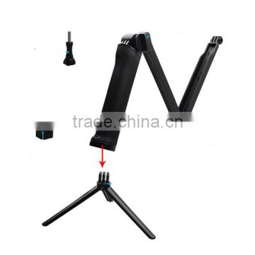 Factory Price Flexiable Extendable 3-Way Gopros Monopod