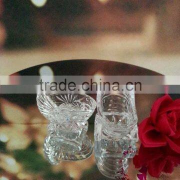 Lotus Flower Glass Crystal Tealight Candle Holders in Wedding Favors for Wholesale photo-2