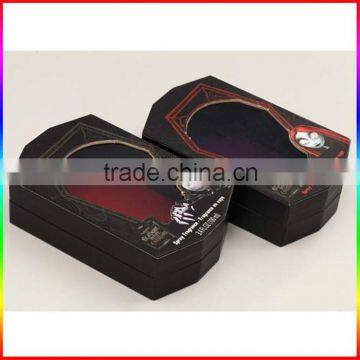 custom hexagon printing rigid paper cosmetic box