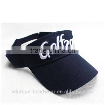 Custom Printed Sun Visor Hat Golf Visor Car Sunvisor Embroidery Panels Sun