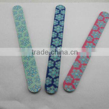 A set of Lovely 3 color snow pattern nail file