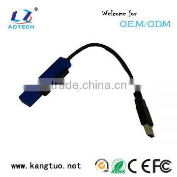 Wholesale 7+15 Pin 22Pin SATA to USB 3.0 Adapter Cable for 2.5 inch HDD Hard Disk Drive