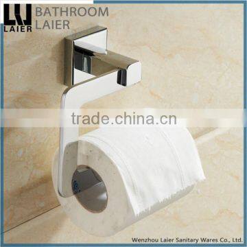 Economical Western Unique Design Covered Zinc Alloy Chrome Finishing Bathroom Sanitary Items Wall Mounted Toilet Paper Holder