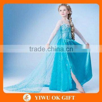 Frozen Elsa Dress Wholesale,Elsa Dress For Kids Cosplay Costume In Frozen