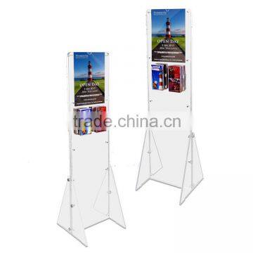 Floorstanding Poster and Leaflet Display Stand(AR-U-620)