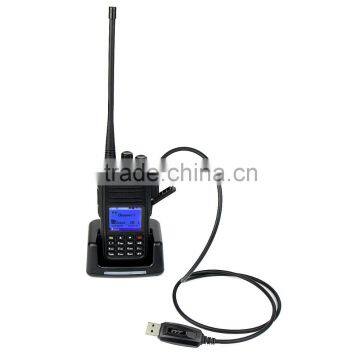 TYT MD-380 UHF 400-480MHz 5W Digital Mobile Radio (DMR) Two way Radio Walkie Talkie+programming cable