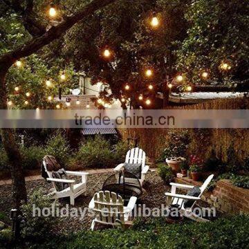 UL Listed Green 25 Clear Bulbs Commercial Outdoor G40 Globe String Lights photo-5
