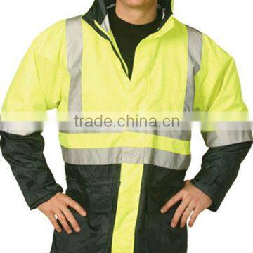 10WK0551 reflective workwear hi vis softshell jacket for men