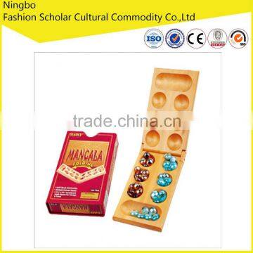 mancala-solid wood folding set new