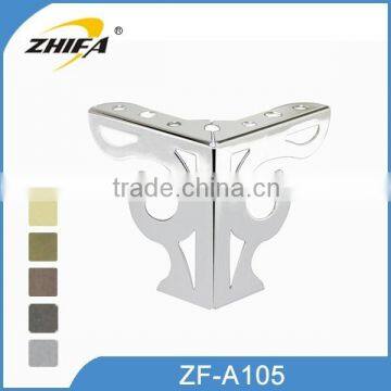 ZHIFA ZF-A105 Factory Price Metal Sofa Leg, Buy Furniture Legs, Black Sofa Legs