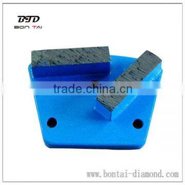 2 Seg Trapezoid Grinding Wing Diamond Concrete Floor Shoes for Floor Prep & Polish photo-2