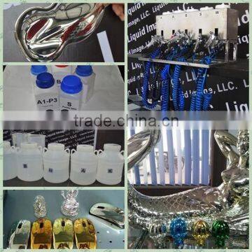 Mini Chemical Powder Coating Silver Spray Chrome Kit