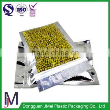 high quality plastic bag with hermetic zip enclousure and transparent floor vacuum bag