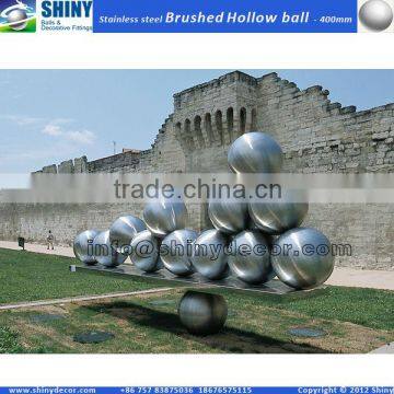 400mm stainless steel hollow ball brushed