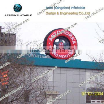 Inflatable tire / Giant inflatable advertising for hot sale / Inflatable advertising tyre(with support at the bottom)