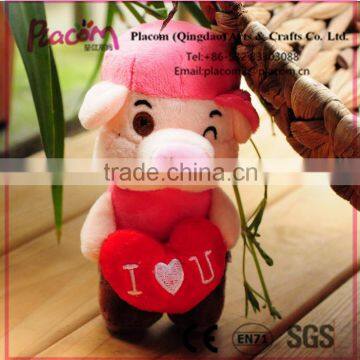 2016 High quality Customize Lovely Fashion Promotional gifts and Holiday gifts Wholesale Plush toy Pig