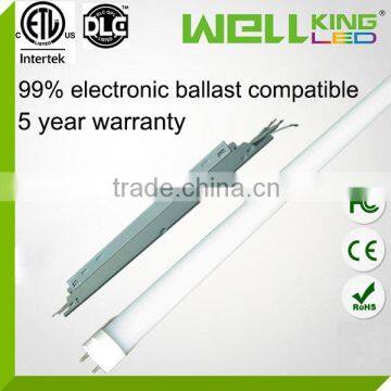 DLC UL ETL full compatible T8 Tube Directly replacement for the traditional tube light