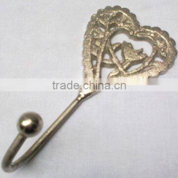 Cast Iron Hooks for clothes with Nickel Plated