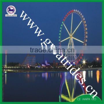 china direct manufacturer 89m sightseeing ferris wheel